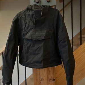 Napapijri Black Cropped Rain Jacket